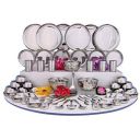 Shri & Sam Stainless Steel Shagun Dinner Set, 70 Pcs Set...