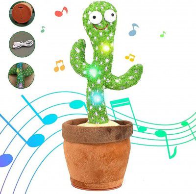 SHRIBALAJITOYS Dancing Cactus Repeat, Repeat+Recording+Dance+Sing