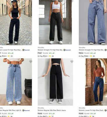Flipkart Loot : Upto 81% OFF - Shrutika Womens Jeans | Starts At Rs.346