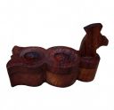 Shubam Decor Solid Wood Tilak Box I Roli Box...