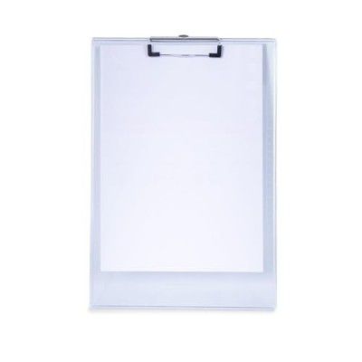 Shuban Paper Clipboard Writing Pad Clipboards Drawing/Exam Board with Side Rulers & Clip - Sturdy, Lightweight for Office, School, College Transparent Exam Pad (1 Pack)