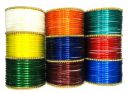 SHUBHLAXMI Glass bangle multicolur glossy matching bangle set for women & girls (pack of 120)...