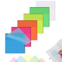 SHUTTLE ART Transparent Sticky Notes - 50 Sheets Translucent Waterproof Colorful Clear Sticky Note Annotating Removable Self Adhesive Memo Message Reminder for Home Office School(White Sticky Notes)...