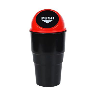SIAGO SIA114 Premium Mini Car Trash Can - Compact Silicon Dustbin for Cars (Plastic)
