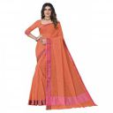Sidhidata Womens Kota Doria Cotton Manipuri Saree With Unstitched Blouse Piece...