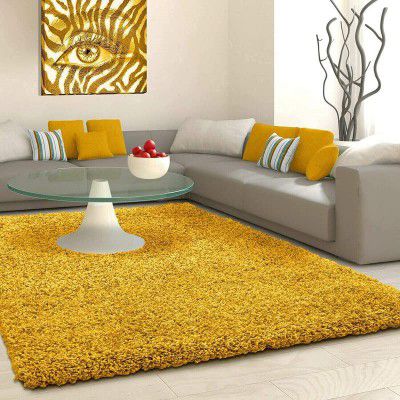Sifa Carpet Hand Woven Fluffy Plane Shag Carpet with 2 Inch Pile Height 2x6 Feet