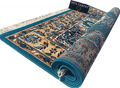 Sifa Carpet, Heavy thikness Quality Carpet for Living Room and Drawing Room Size 8x10 feet Blue Color, Rectangular