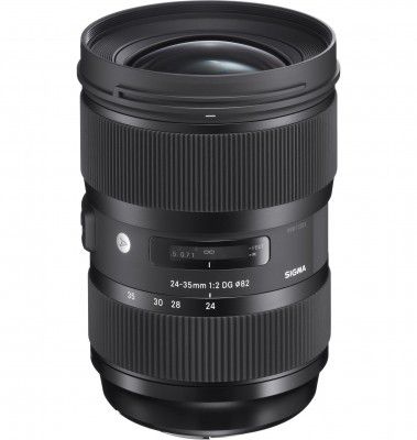 Sigma 24-35mm f/2 DG HSM Art Lens for Canon DSLR Cameras (Black)