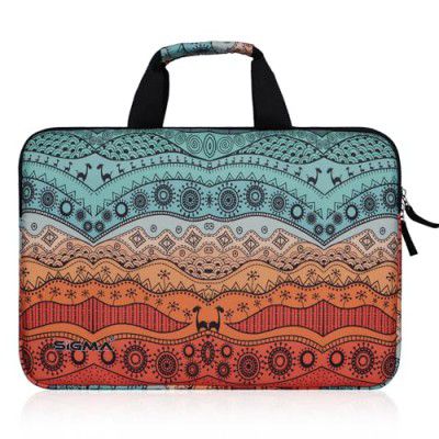 Sigma Laptop Bag Sleeve durable Briefcase Shockproof Protective Case (Mandala Print)