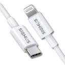 Sigmus Type C TO Lightning Iphone Fast Charging Cable, 2.2 AMP, Tough and Durable, 3.3 Feet (1.2 Meter) - White (Compatible With Iphone 10,11,12,13 And 14 series.)...