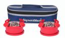 SignoraWare 350ml+350ml Smart Microwave Safe Twin Midday Stainless Steel Lunch Box with Bag...