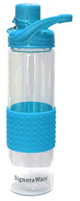 Signoraware Aqua Glow Bottle, 550 ML, Blue