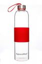 Signoraware Aqua Star Borosilicate glass Bottle, 550 ml, with Silicon Sleeve, Multicolor...