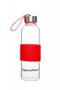 Signoraware Aqua Star Bottle, 500 ML with silicon Sleeve, Red...