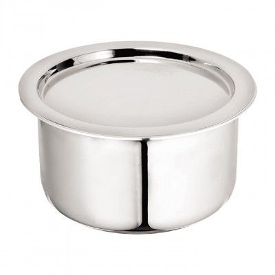SignoraWare Artista Tri-Ply Stainless Steel Induction Compatible Triply Tope | 20cm, Capacity 2750 ml, Silver