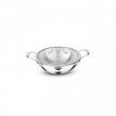 Signoraware Artista Tri Ply Stainless Steel Shallow Kadhai 18cm with Glass Lid | (1.2 LTR | Steel)...