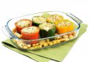Signoraware Bake N Serve Deep Dish Rectangle with Handle Bakeware Safe and Oven Safe Glass , 2700ml, Set of 1, Clear...