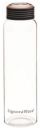 SignoraWare Claro Flow Borosilicate Glass Water Bottle with Screw Cap | Leak Proof Transparent (550ml, Set of 1, Clear)...