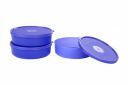 Signoraware Classic Round Big Lunch Box Set, 800ml, Set of 3, Deep Violet...