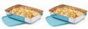 Signoraware Crispy steel Container small, 550ml+550ml, Set of 2, Blue...