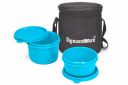 Signoraware Executive Plastic Small Lunch Box Set with Bag, 2-Pieces, Blue...