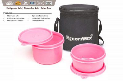 Signoraware Executive Small Lunch Box with Bag