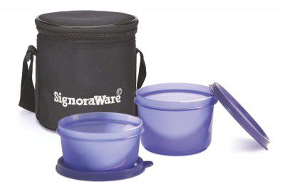 Signoraware Executive Small Lunch Box with Bag