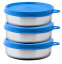 Signoraware Executive Steel Container Small, Set of 3, 200ml+200ml+200ml...