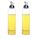 Signoraware Eze Flow Borosilicate Glass oil Dispenser, 1000ml+1000ml, Set of 2,Clear...