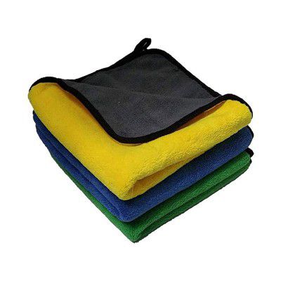 Signoraware Glowmax 288GSM Microfiber Towel (30*30cm) Each, Set of 6, Multicolour