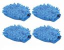 Signoraware Glowmax Double Sided Microfiber Heavy Gloves (Extra Large), Set of 4, Multicolour...