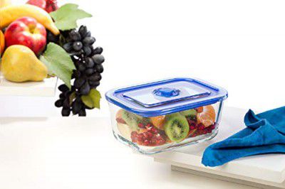 SignoraWare High Borosilicate Bakeware Safe Glass Release Knob 470 ml Transparent