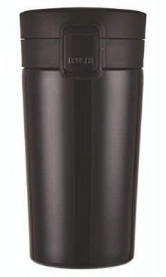 Signoraware Hot Pour Coffeemate Insulated Mug, Vacuum Insulated Travel Coffee Mug with Lid, 8 Hours Hot and 14 Hours Cold, 300 ml, Set of 1, Black