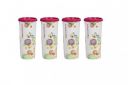 Signoraware Jumbo Velvet Plastic Tumbler Set, Set of 4, 500ml, Pink...
