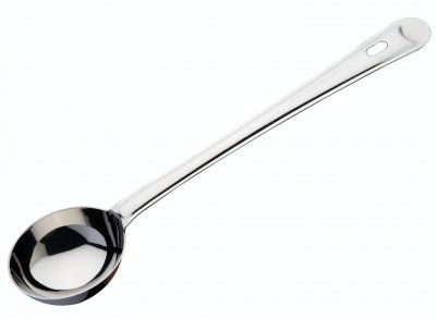 SignoraWare Kitchen Tools Stainless Steel(Food Grade) Heavy Gauge(1.2 MM) Elite Deep Ladle/Karchi/Milk Ladle/Soup Ladle No.8 for Seving/Cooking/Pouring All Types of Gravies/Dal/Curries (Size 45 cm)