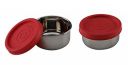 Signoraware Nano Round Steel Small, Set of 2, 50ml+50ml, Red...