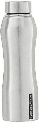 Signoraware Oxy Single Walled Stainless Steel Fridge Water Bottle Matte Finish, 750ml/30mm, Silver