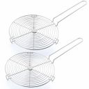 Signoraware Papad Roaster Round (Steel) Set of 2 Standard...