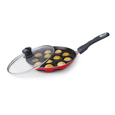 Signoraware Perfecto 22 cm Appe Pan, Non Stick Paniyaram Pan