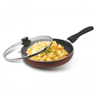 Signoraware Perfecto 4 Layer Coating Non Stick FryPan 26cm | Prevent Sticking ac(2.25 LTR | Steel)