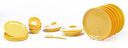 Signoraware Plastic Round Dinner Set (Lemon Yellow) - 23 Pieces...