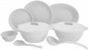 Signoraware Plastic Round Dinner Set (White) - 31 Pieces...