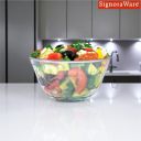SignoraWare Prism Brorsilicate Glass Serving Bowl | (1 LTR | Clear)...