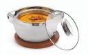 SignoraWare Royal Bliss Casserole Inside Steel with Glass Lid, 1000ml, Set of 1, White...