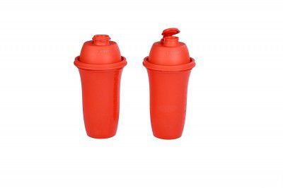 Signoraware Shake N Shake Sipper Set 500ml Set of 2 Deep Red