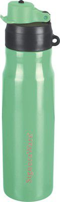 Signoraware Spark Single Walled Stainless Steel Fridge Water Bottle 750ml Green