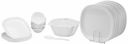 Signoraware Square Dinner Set, 21-Pieces, White...