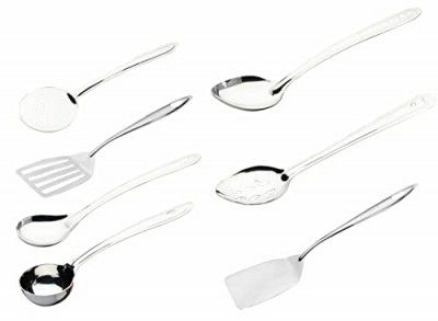 SignoraWare SS Heavy Gauge (1.3 MM) Plus Kitchen/Cooking Tools No.6 Set of 7