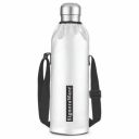 Signoraware Stainless Steel Aqualene Vacuum Steel cola Hot and Cold Bottle with Bag 1800ml, Set of 1...
