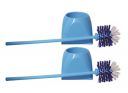 Signoraware Trendy Toilet Brush with Holder (TBS-11), Set of 2, Multicolour...